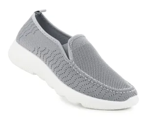 ACTIVE Womens Breathable Mesh Trainers in Grey