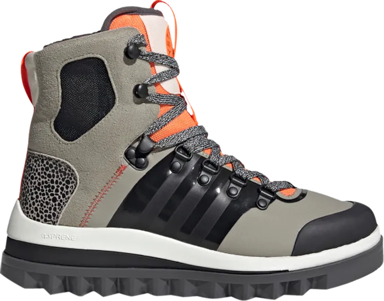 Adidas Stella McCartney x Wmns Outdoor Eulampis 'Leopard Print' boots, gray