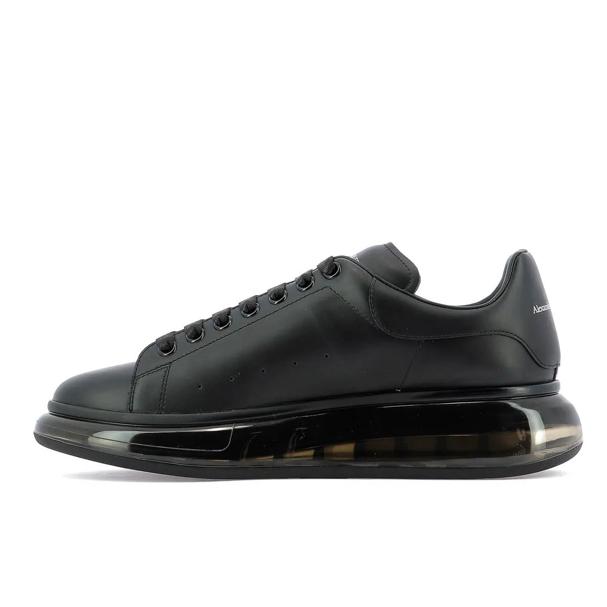 Alexander McQueen - Oversized Sneaker Black Transparent Sole