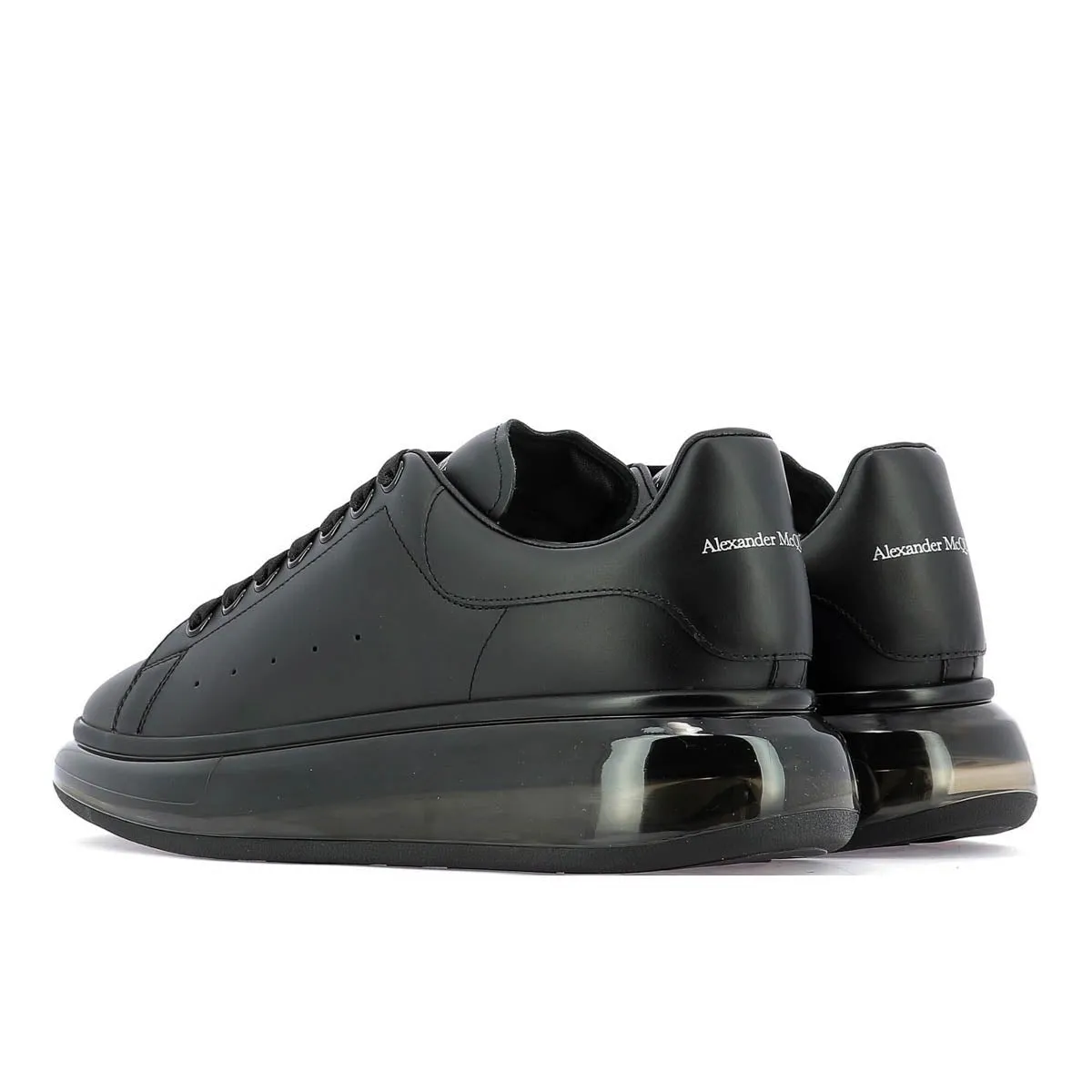 Alexander McQueen - Oversized Sneaker Black Transparent Sole