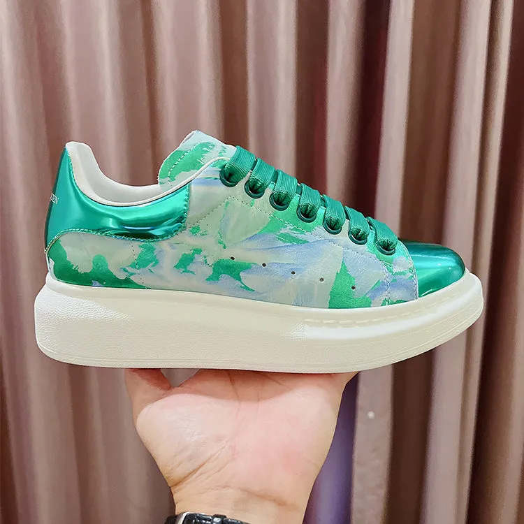 ALISANDRO MOQUEN GRAHAM GRAFFITI CASUAL CHUNKY SOLE UNISEX SNEAKER