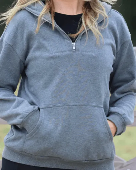 Ana Polar Hoodie - Charcoal