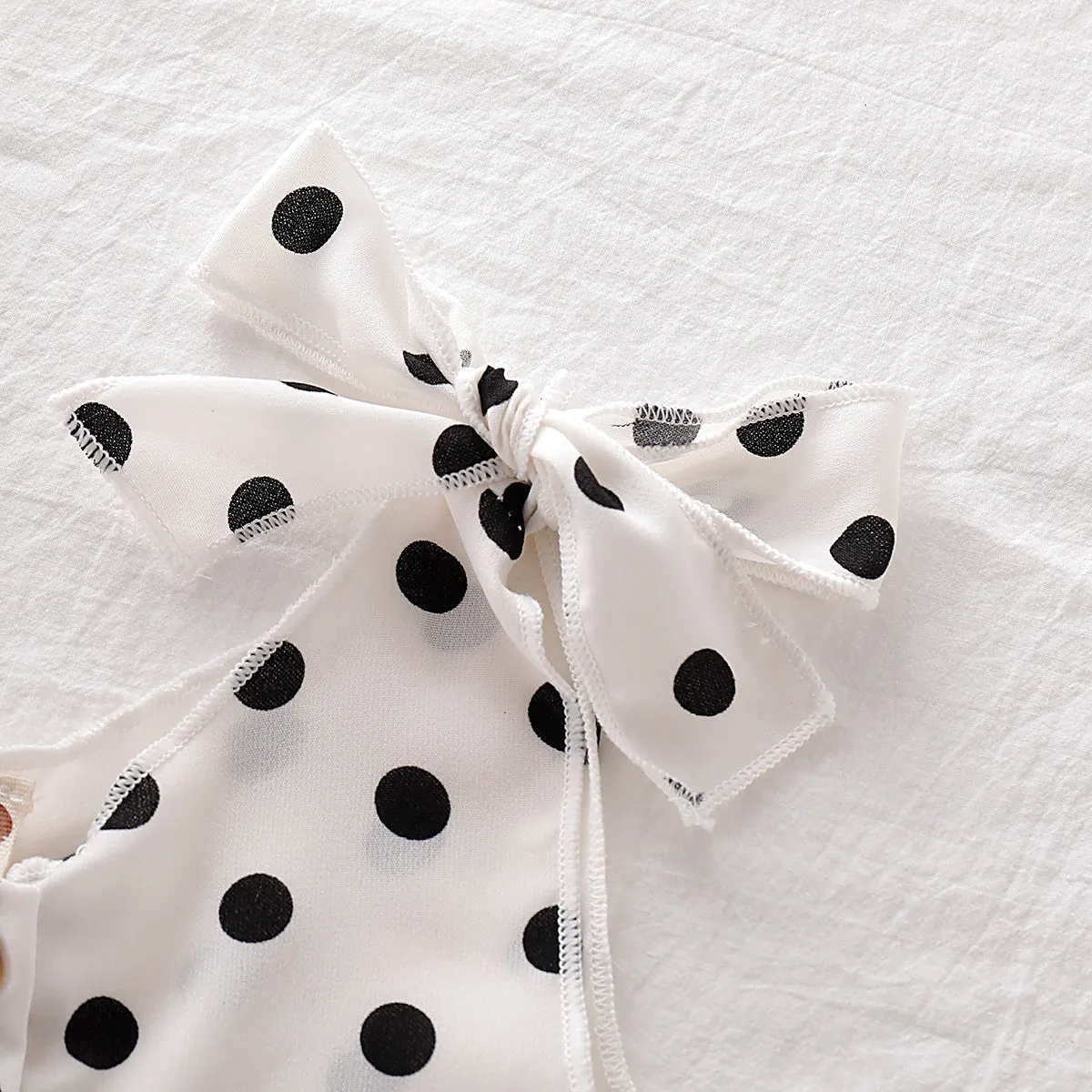 Baby / Toddler Fashionable Polka Dots Strappy Onesies