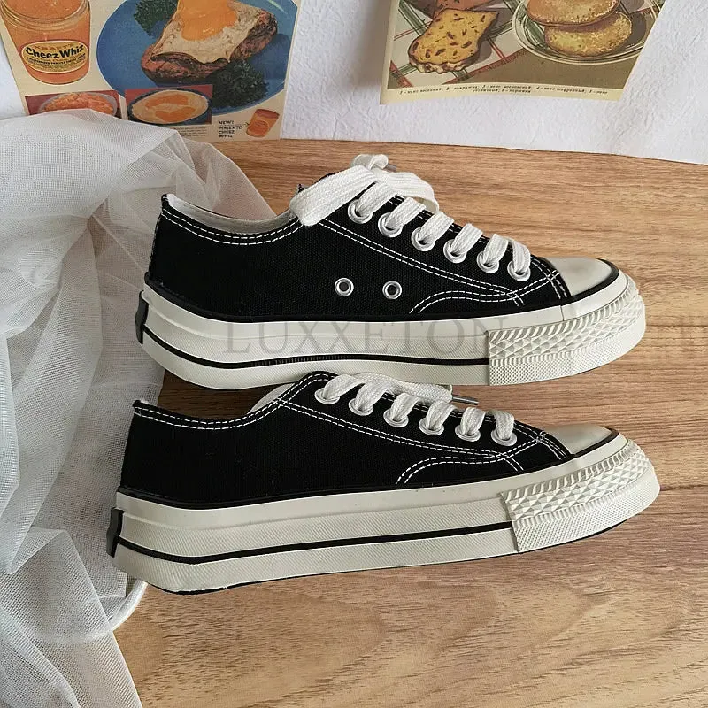 binfenxie Women Canvas Shoes Women Fashion Summer Casual Sneakers Student Casual Shoes High Top Woman Vulcanize Shoes