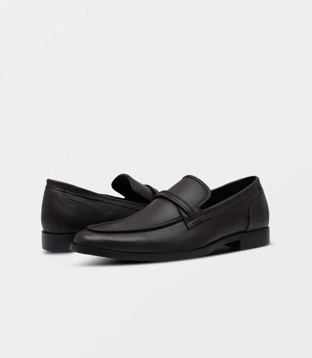 BM6768-COFFEE-Men Slip on