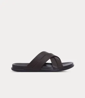 BM6874-BROWN-Men Slipper