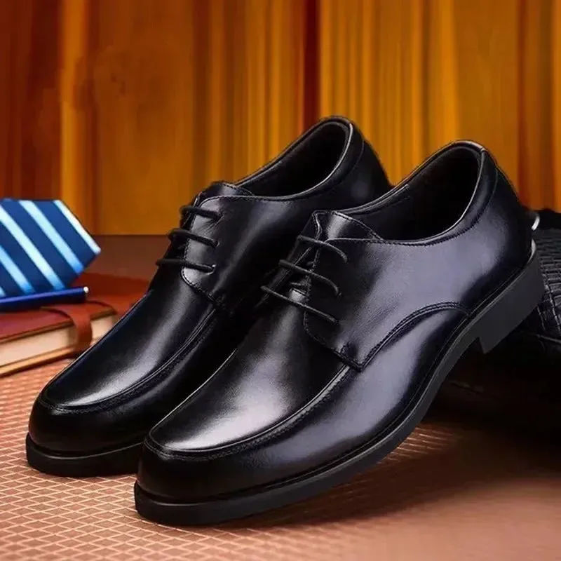 Boger Derbies | Moderne schwarze Oxford-Herrenschuhe
