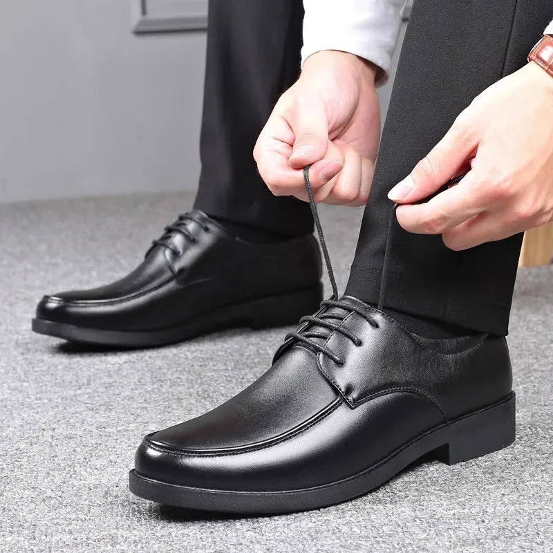 Boger Derbies | Moderne schwarze Oxford-Herrenschuhe