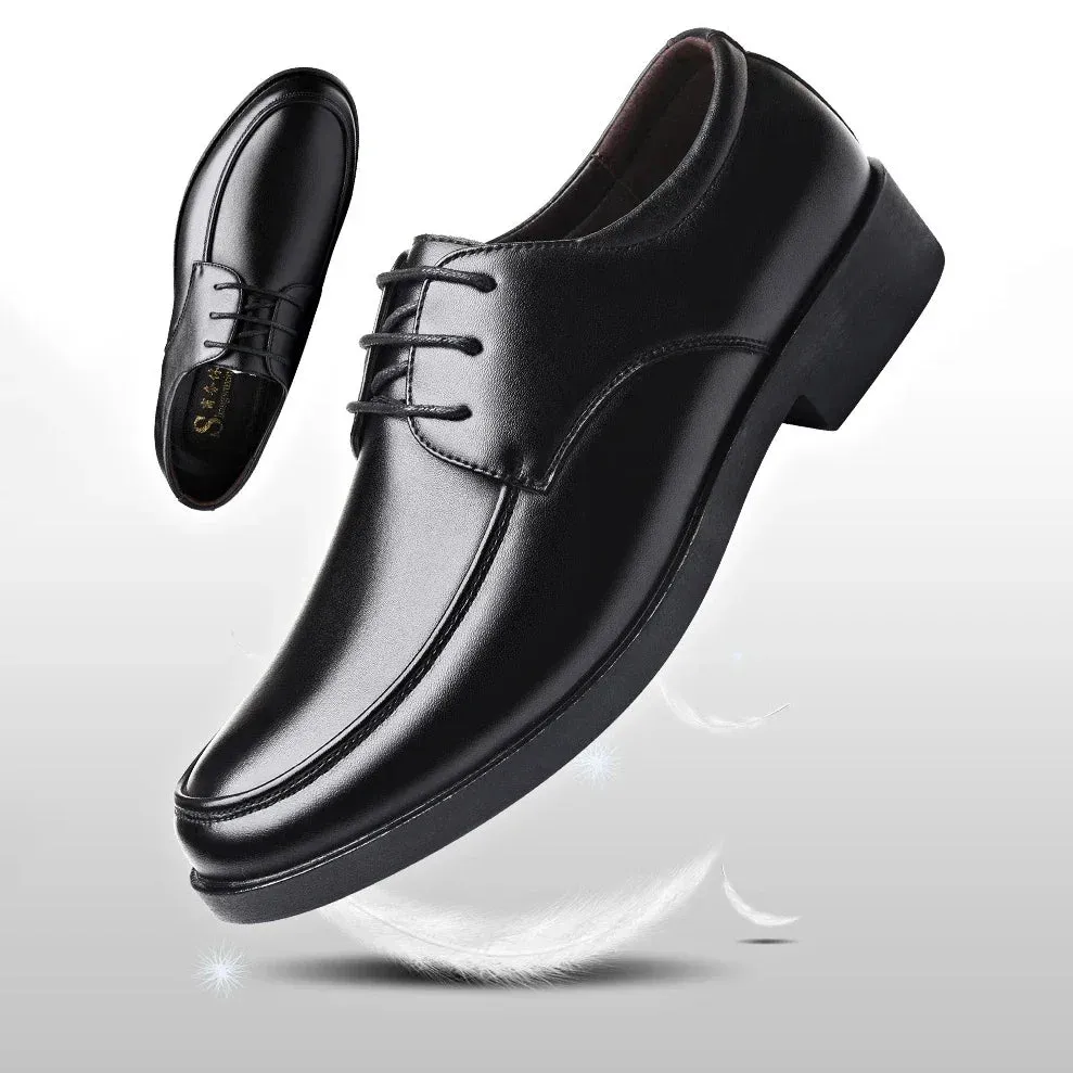 Boger Derbies | Moderne schwarze Oxford-Herrenschuhe