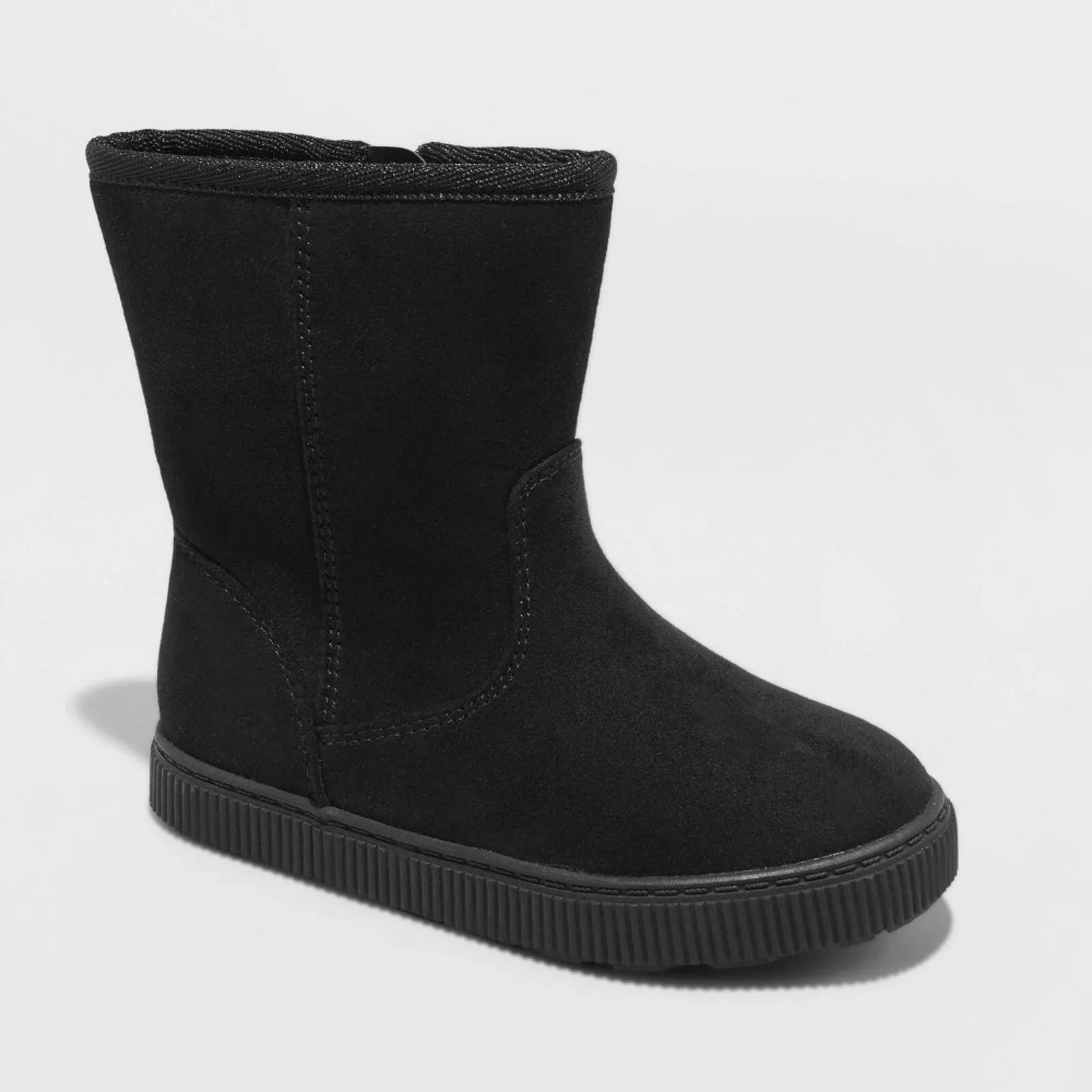 Cat & Jack Toddler Girls Pip Shearling Style Boots 88435631 Black 9T