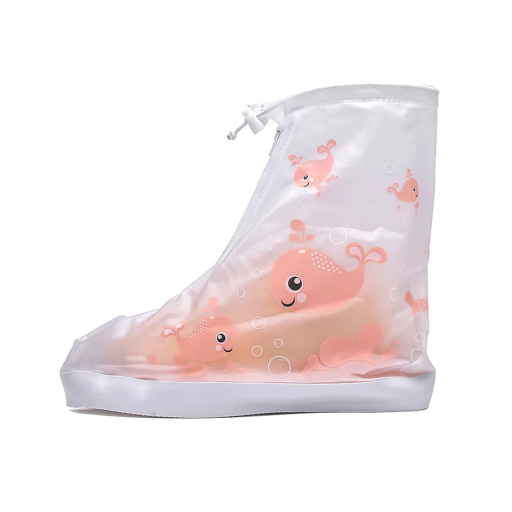 Child Waterproof Shoe Covers Outdoor Rain Overshoes for Girls Boys