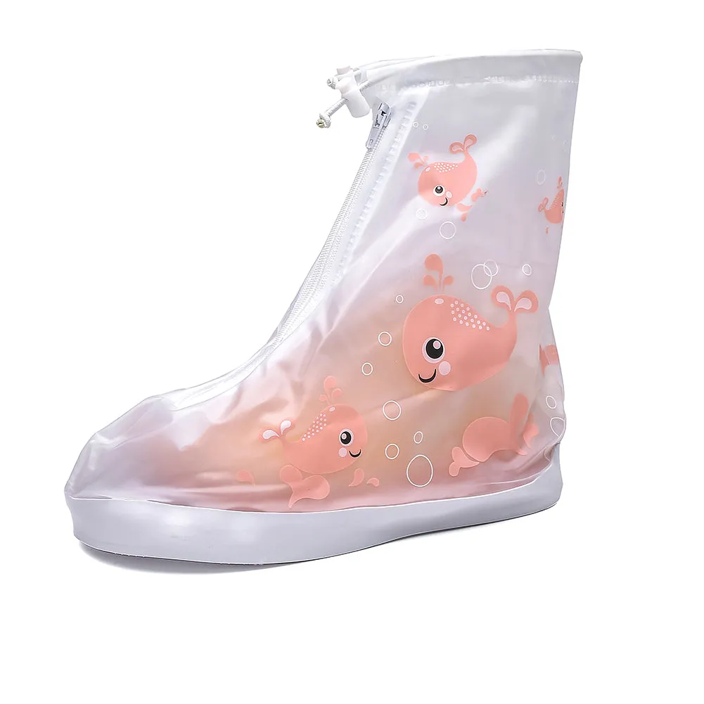 Child Waterproof Shoe Covers Outdoor Rain Overshoes for Girls Boys