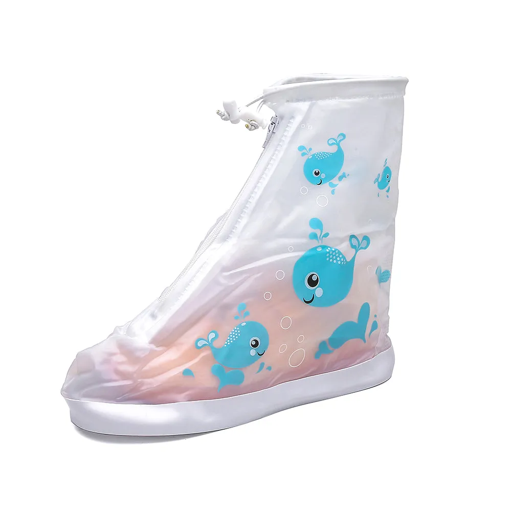 Child Waterproof Shoe Covers Outdoor Rain Overshoes for Girls Boys