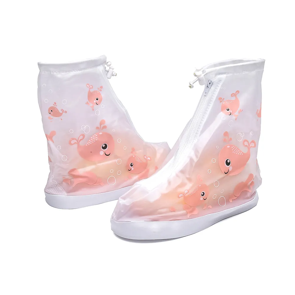 Child Waterproof Shoe Covers Outdoor Rain Overshoes for Girls Boys