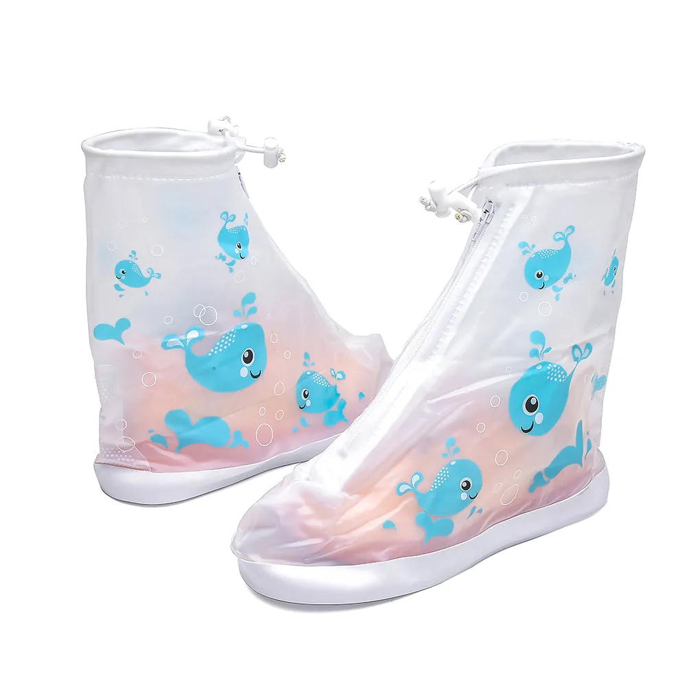 Child Waterproof Shoe Covers Outdoor Rain Overshoes for Girls Boys