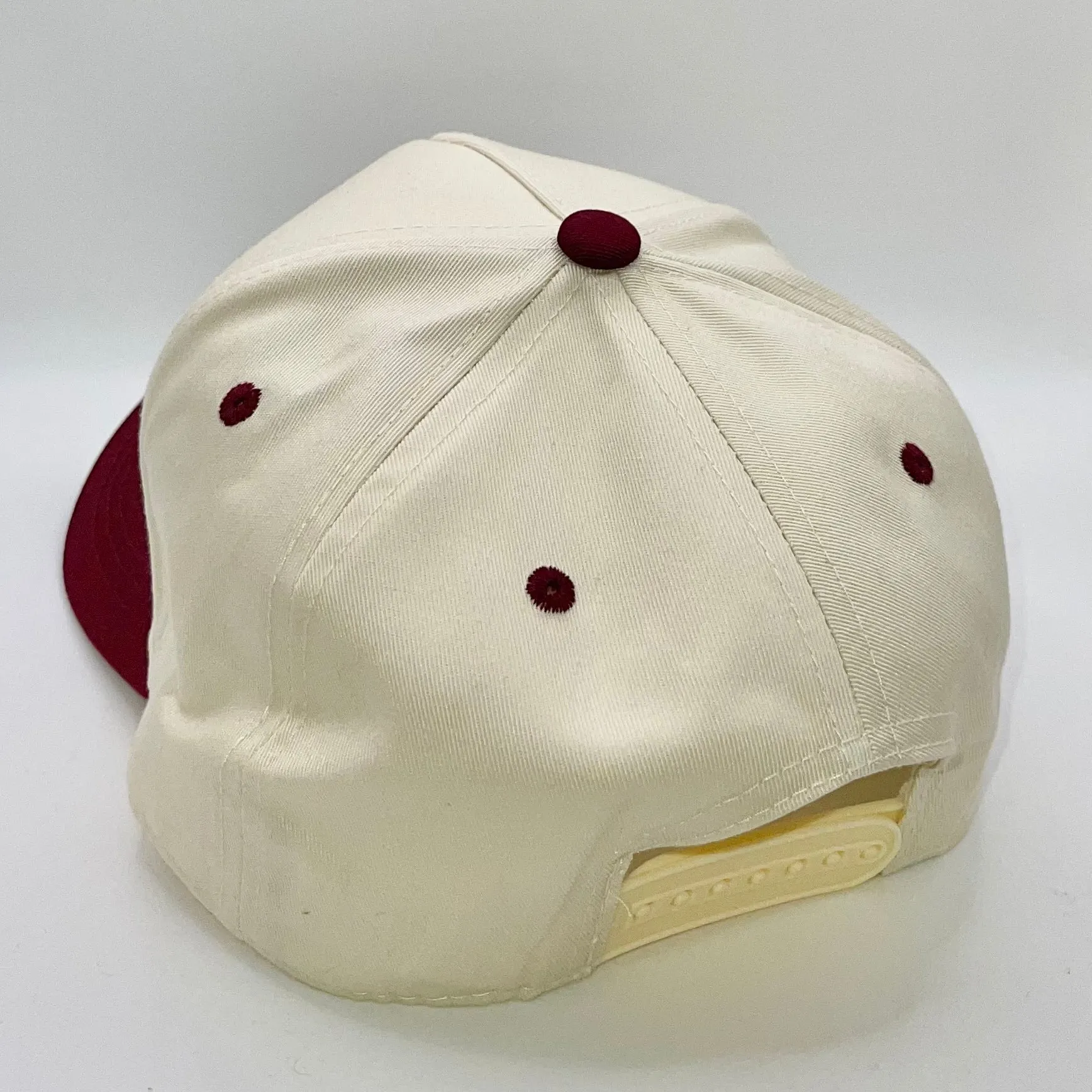 Classic Maroon Cream Snapback