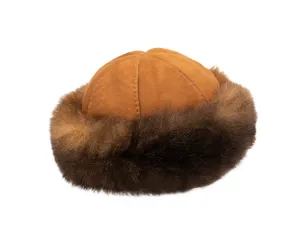 Classic Natural Fur Hat | Camel Crown