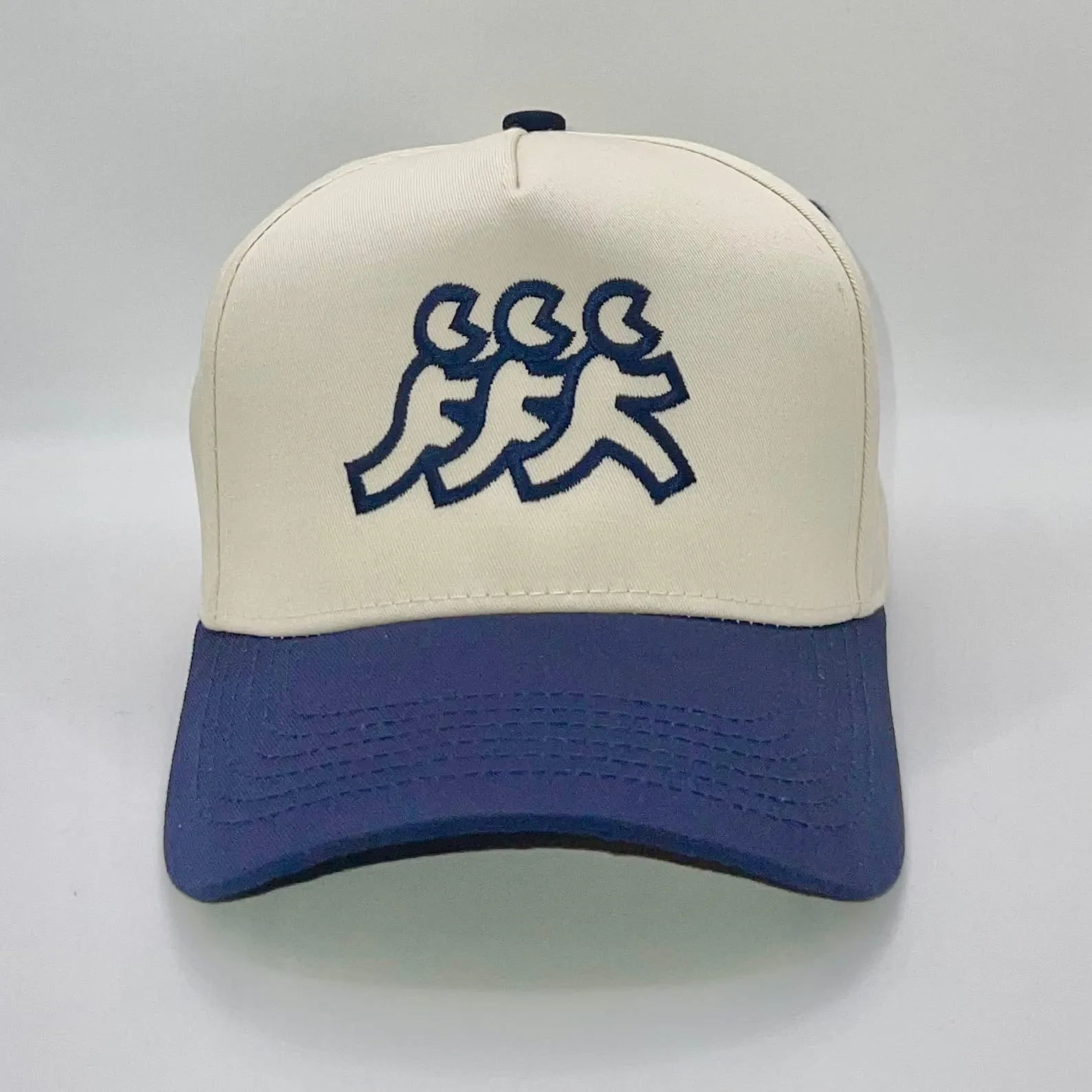 Classic Navy Cream Snapback