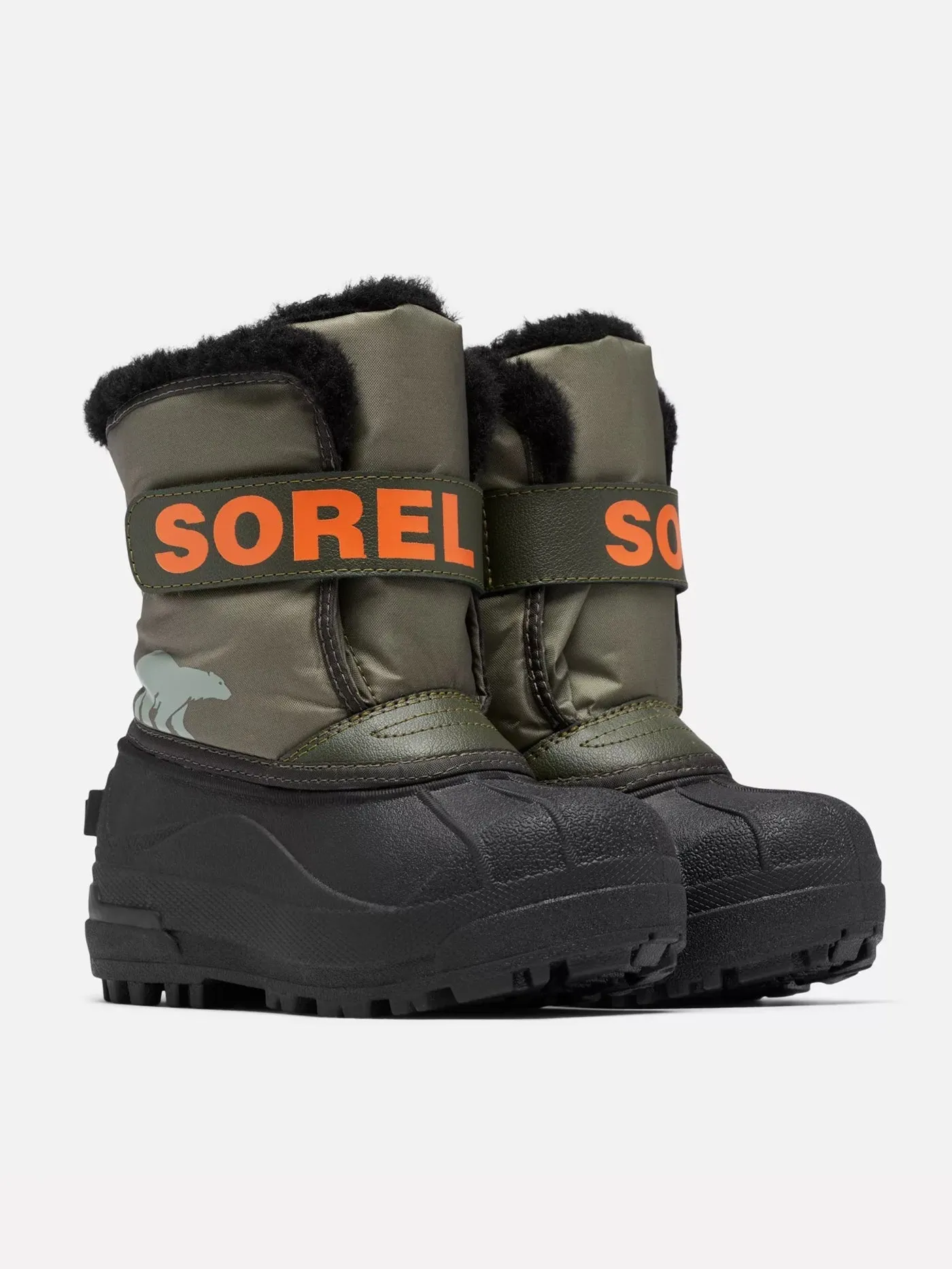 Commander Stone Green/Alpine Tundra Winter Boots (Little Kids)