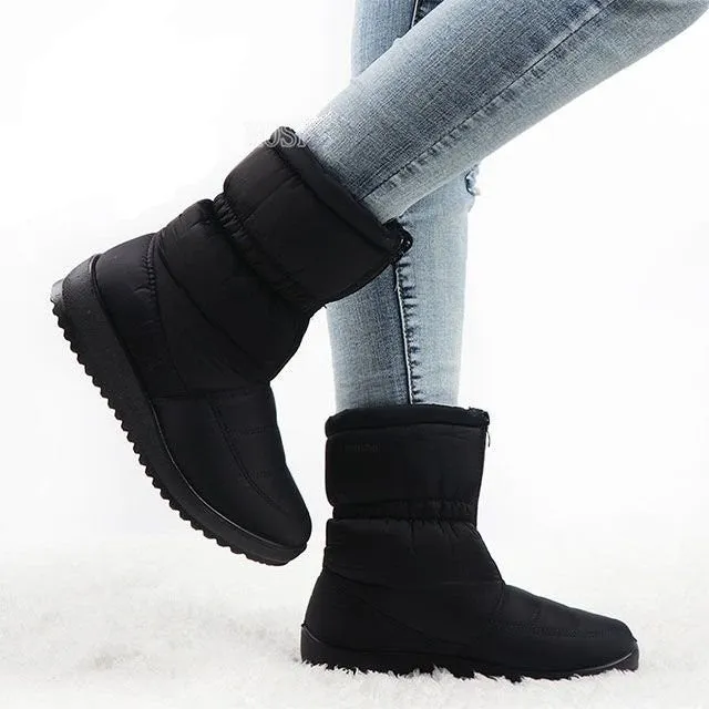 Cuzcare Women Orthopedic Shoes Waterproof Snow Boots