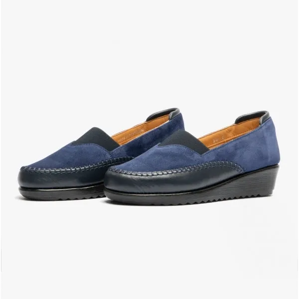 DIA Ladies Suede Shoes Blue