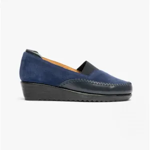 DIA Ladies Suede Shoes Blue