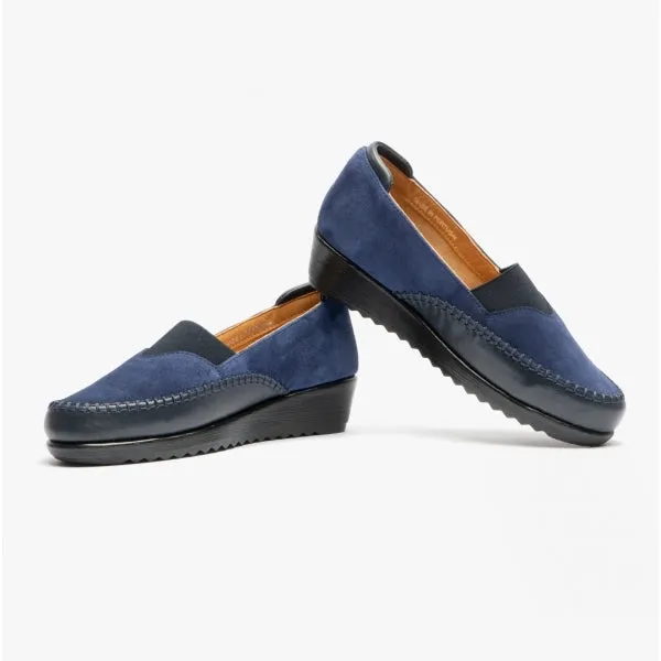 DIA Ladies Suede Shoes Blue
