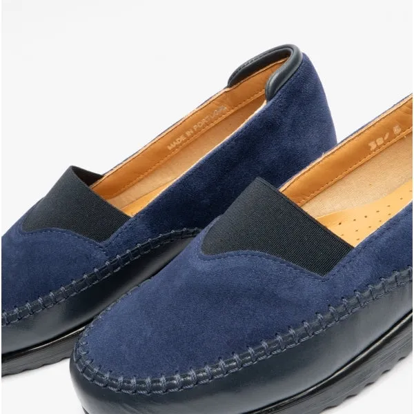 DIA Ladies Suede Shoes Blue
