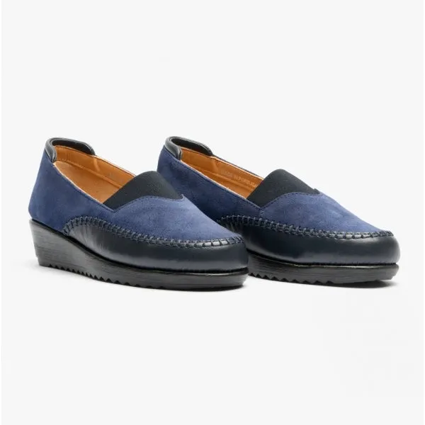DIA Ladies Suede Shoes Blue