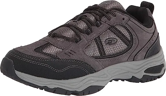 Dr Scholl's Maximum Grey Suede Breathable Lace Up Low Top Rounded Toe Sneakers