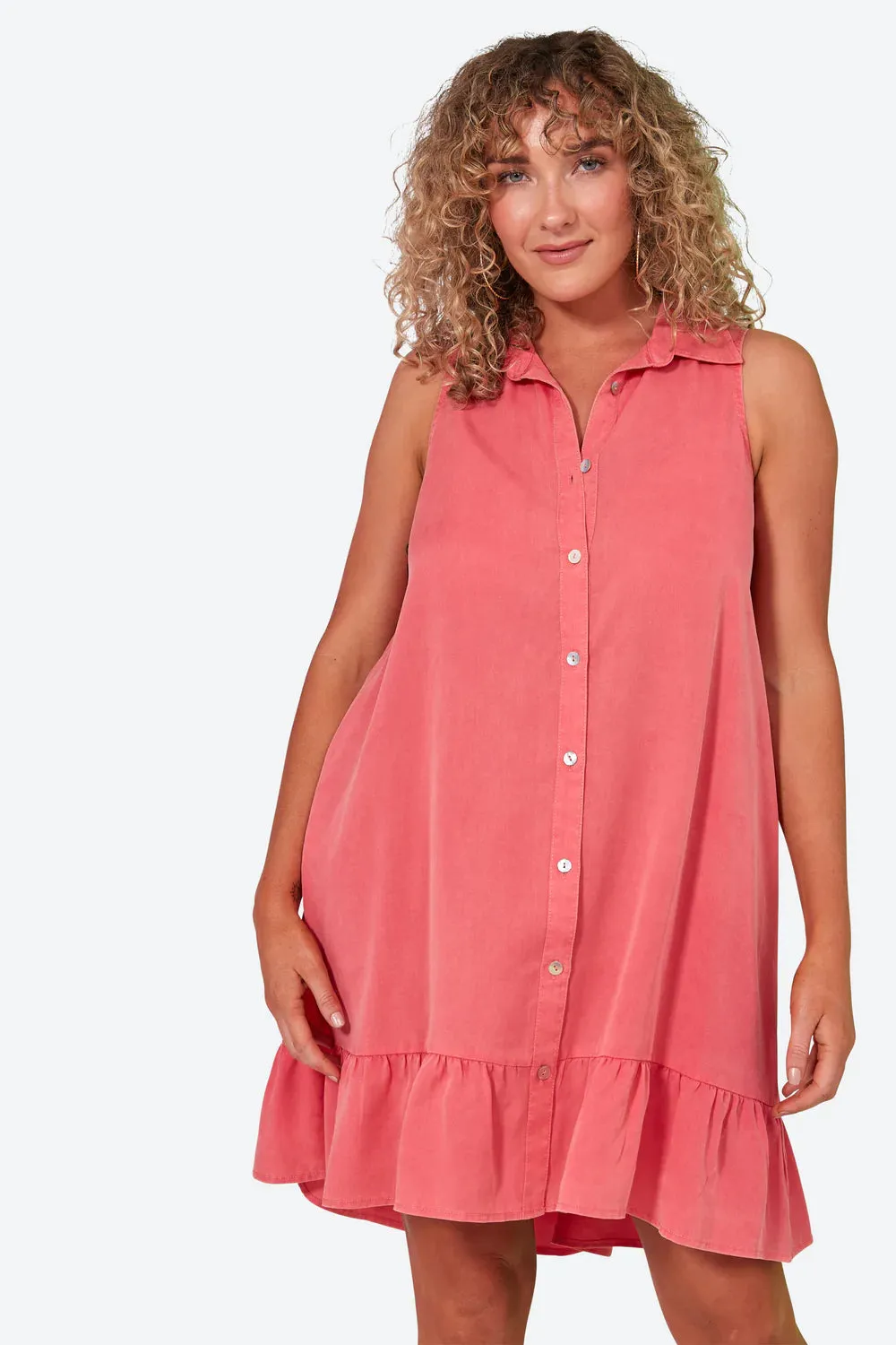 Elan Sleeveless Dress Lychee