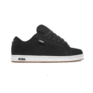 ETNIES Kingpin Skate Shoes Black/White/Gum Nubuck
