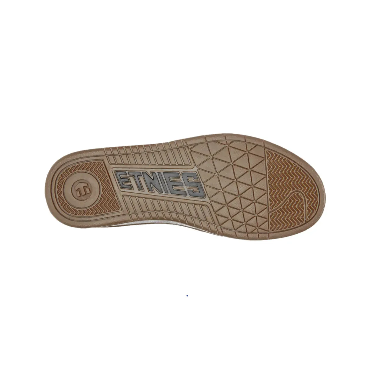 ETNIES Kingpin Skate Shoes Black/White/Gum Nubuck