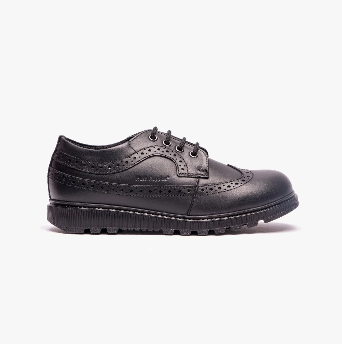 FELICITY JUNIOR Girls Leather Oxford Shoes Black