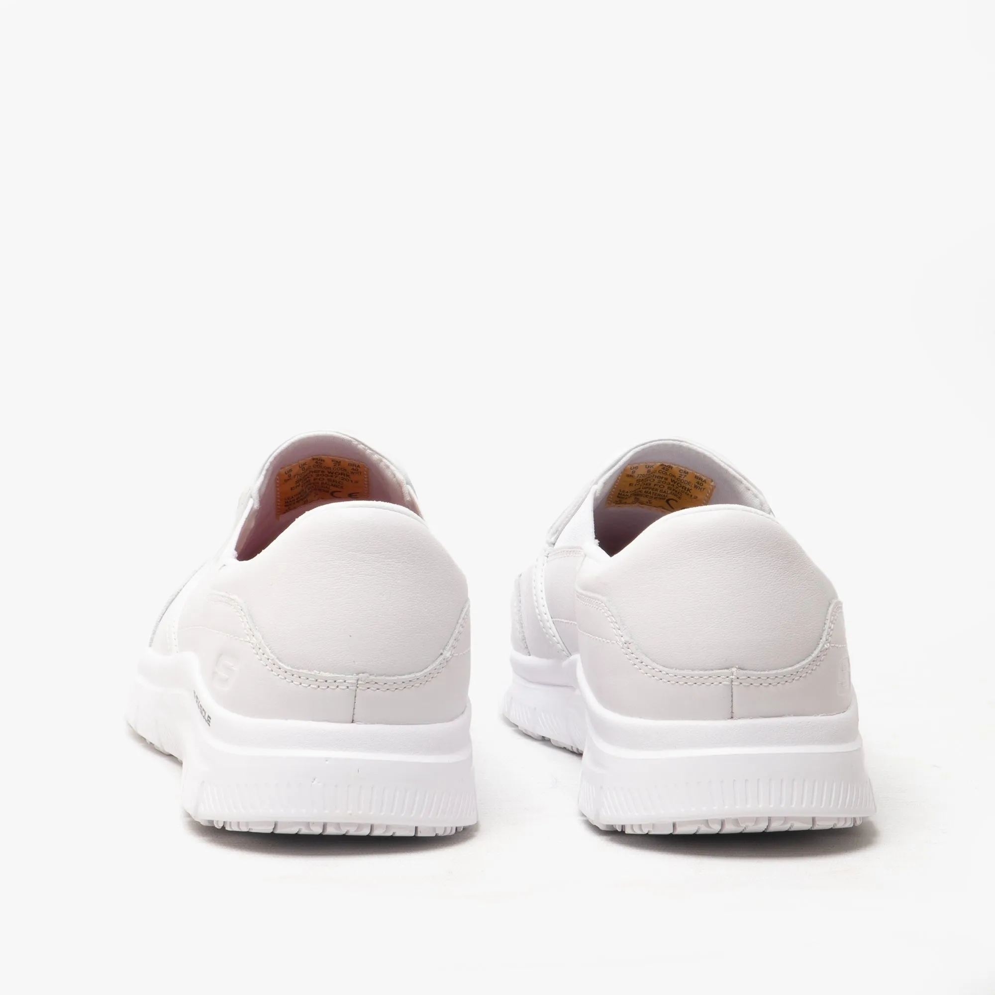 FLEX ADVANTAGE SR BRONWOOD Mens Leather Work Shoes White