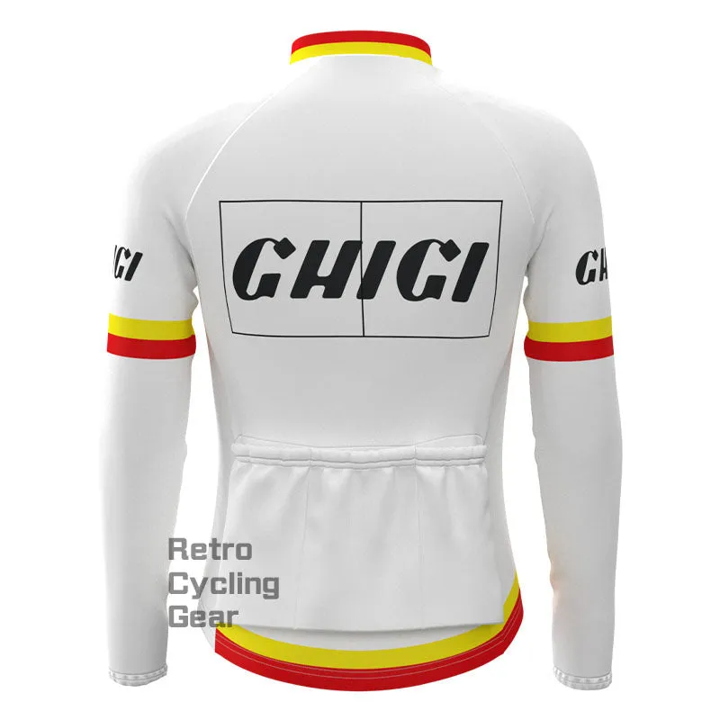 GHIGI Fleece Retro Long Sleeves Jerseys