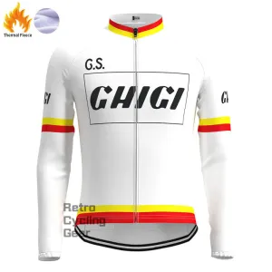 GHIGI Fleece Retro Long Sleeves Jerseys