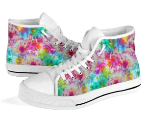 High Top Sneakers - Tie Dye Design #104 | Custom Shoes, Custom Sneakers, Customized Sneakers, Canvas Sneakers, Cool Shoes, Unique Shoes