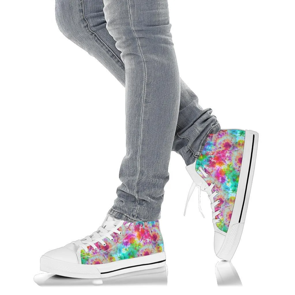 High Top Sneakers - Tie Dye Design #104 | Custom Shoes, Custom Sneakers, Customized Sneakers, Canvas Sneakers, Cool Shoes, Unique Shoes
