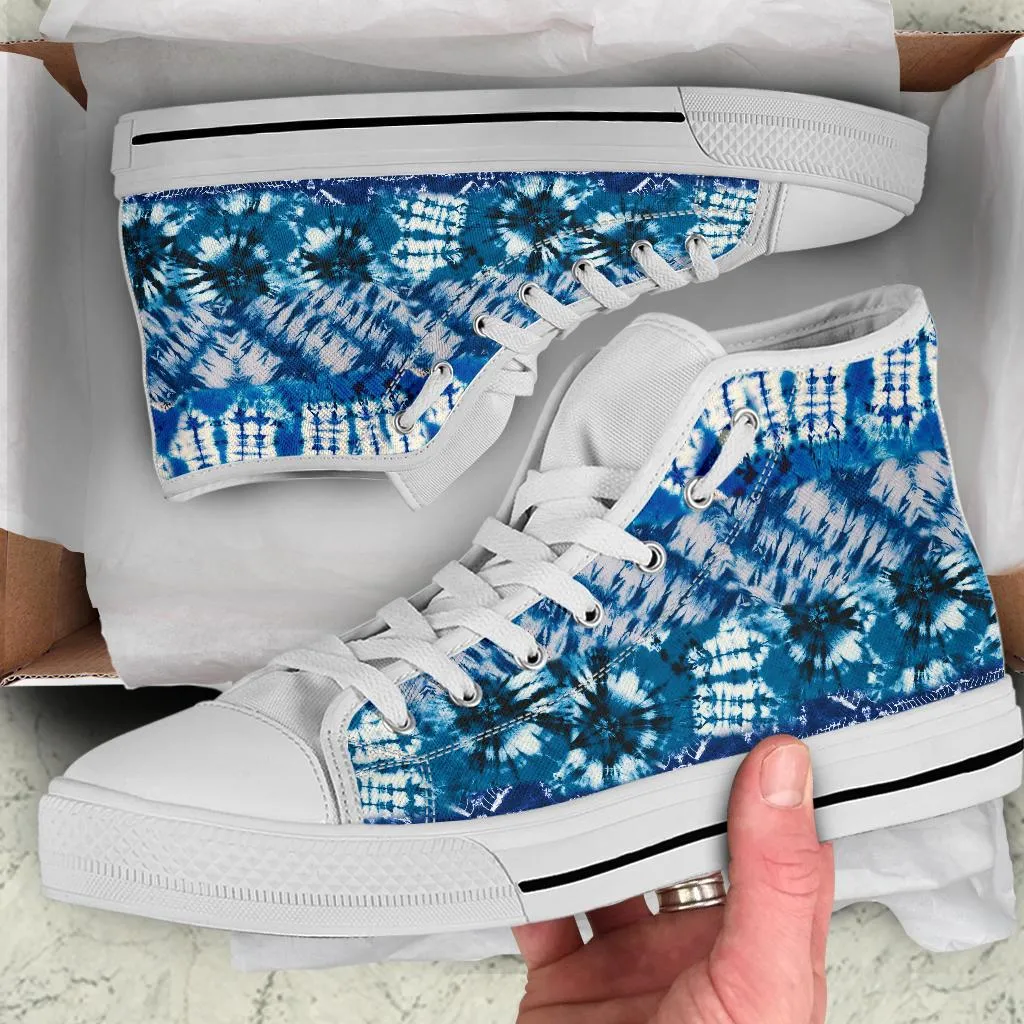 High Top Sneakers - Tie Dye Design #109 | Custom Shoes, Custom Sneakers, Customized Sneakers, Canvas Sneakers, Cool Shoes, Unique Shoes