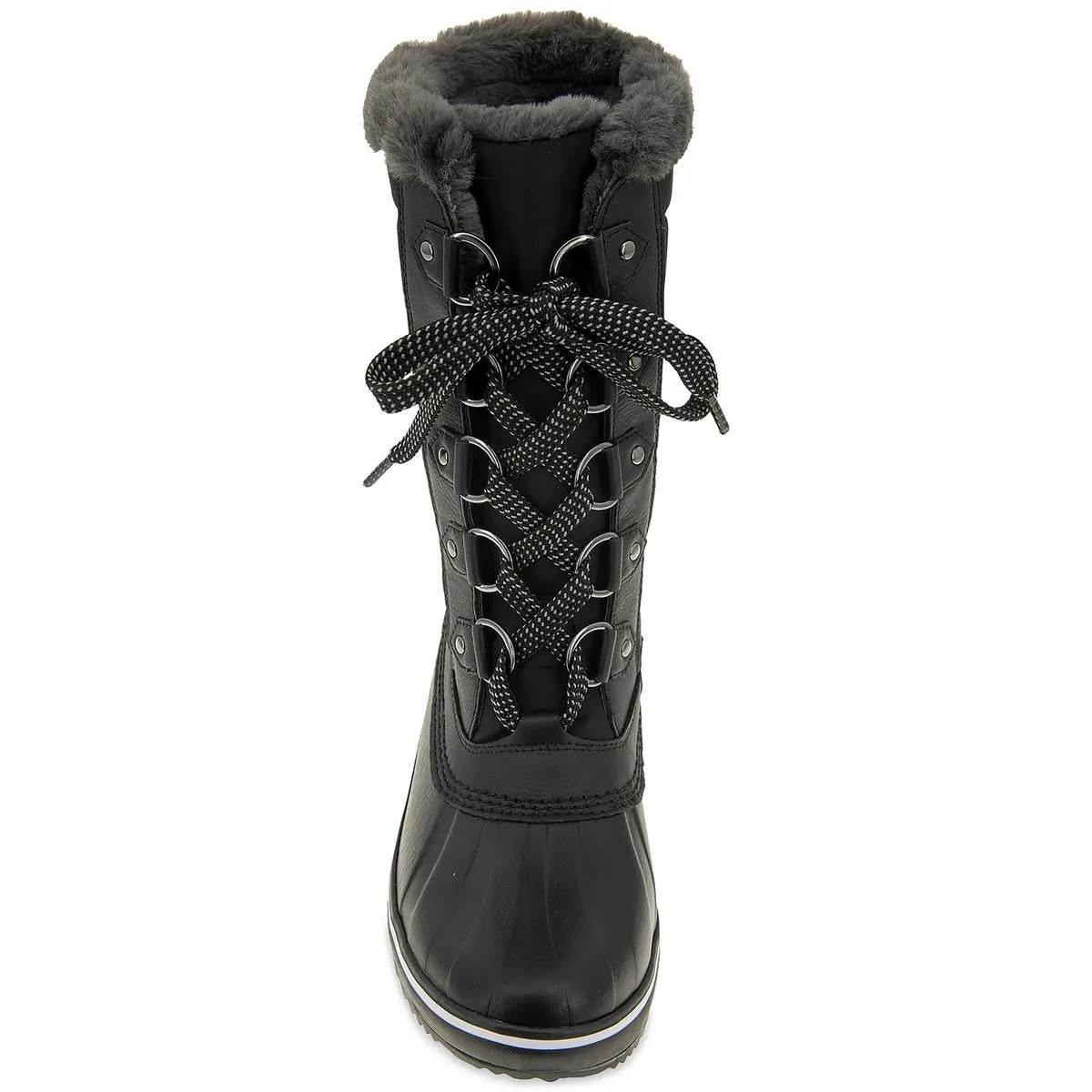JBU by Jambu Womens Siberia Faux Leather Faux Fur Winter & Snow Boots