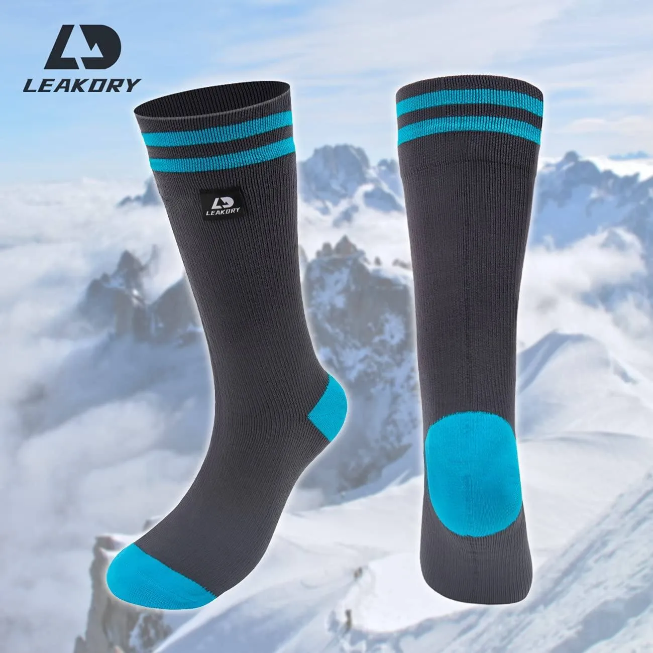 LEAKDRY Waterproof Breathable Venture Dri-nit Socks Mid-Calf