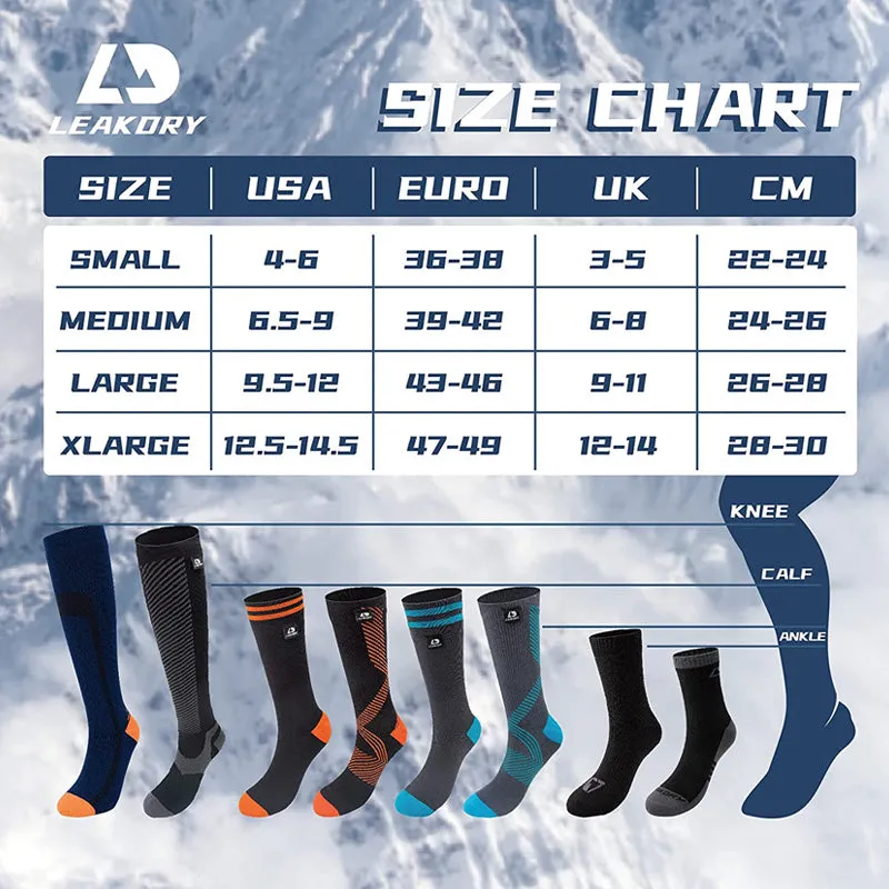 LEAKDRY Waterproof Breathable Venture Dri-nit Socks Mid-Calf