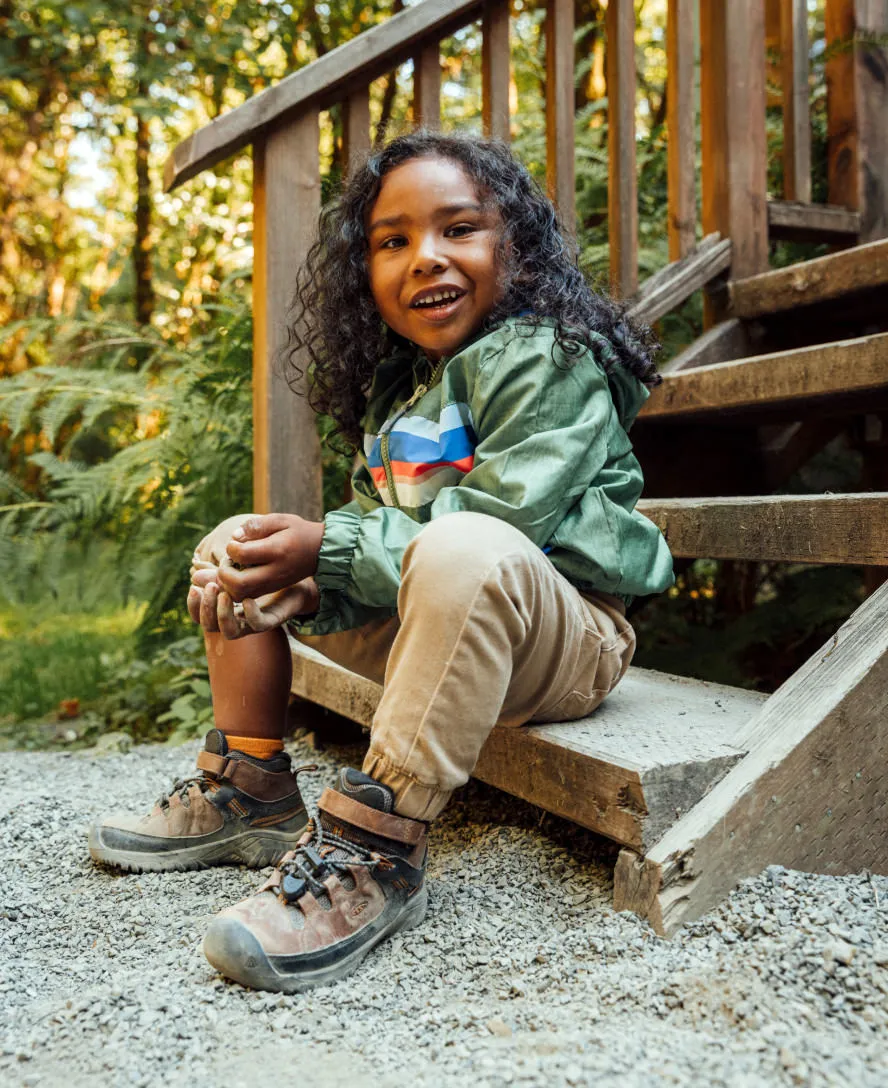 Little Kids' Targhee Waterproof Boot | Steel Grey/Porcelain