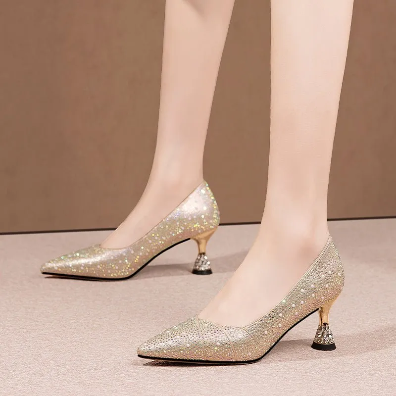 Luxalon Croctex Glam Heels