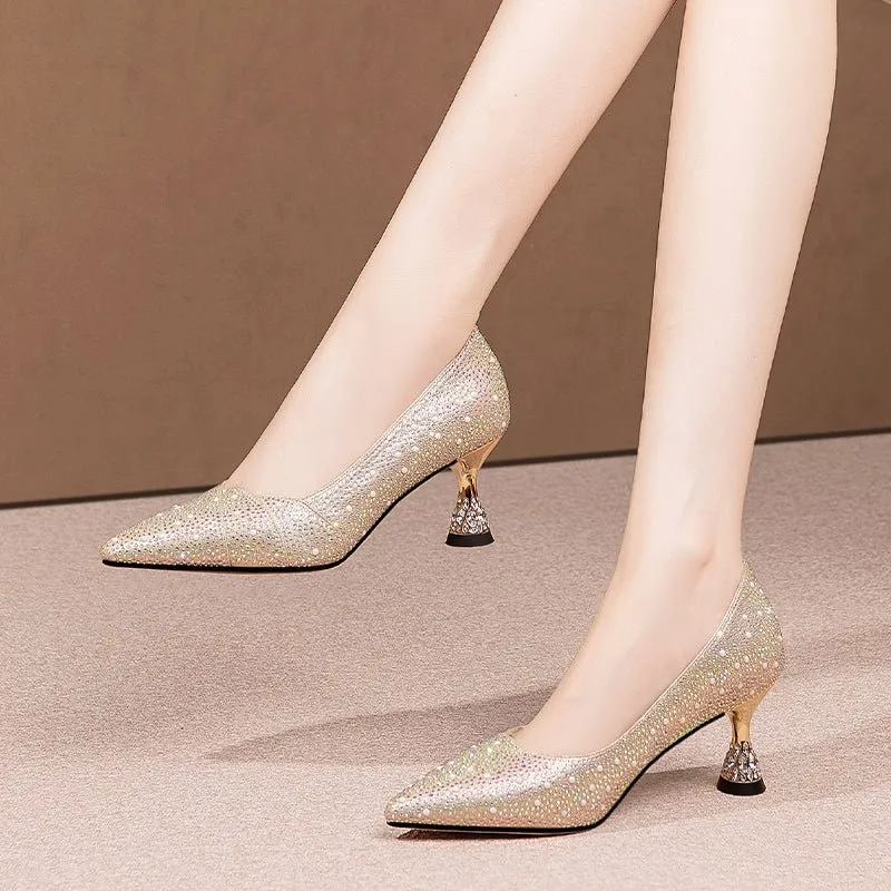 Luxalon Croctex Glam Heels