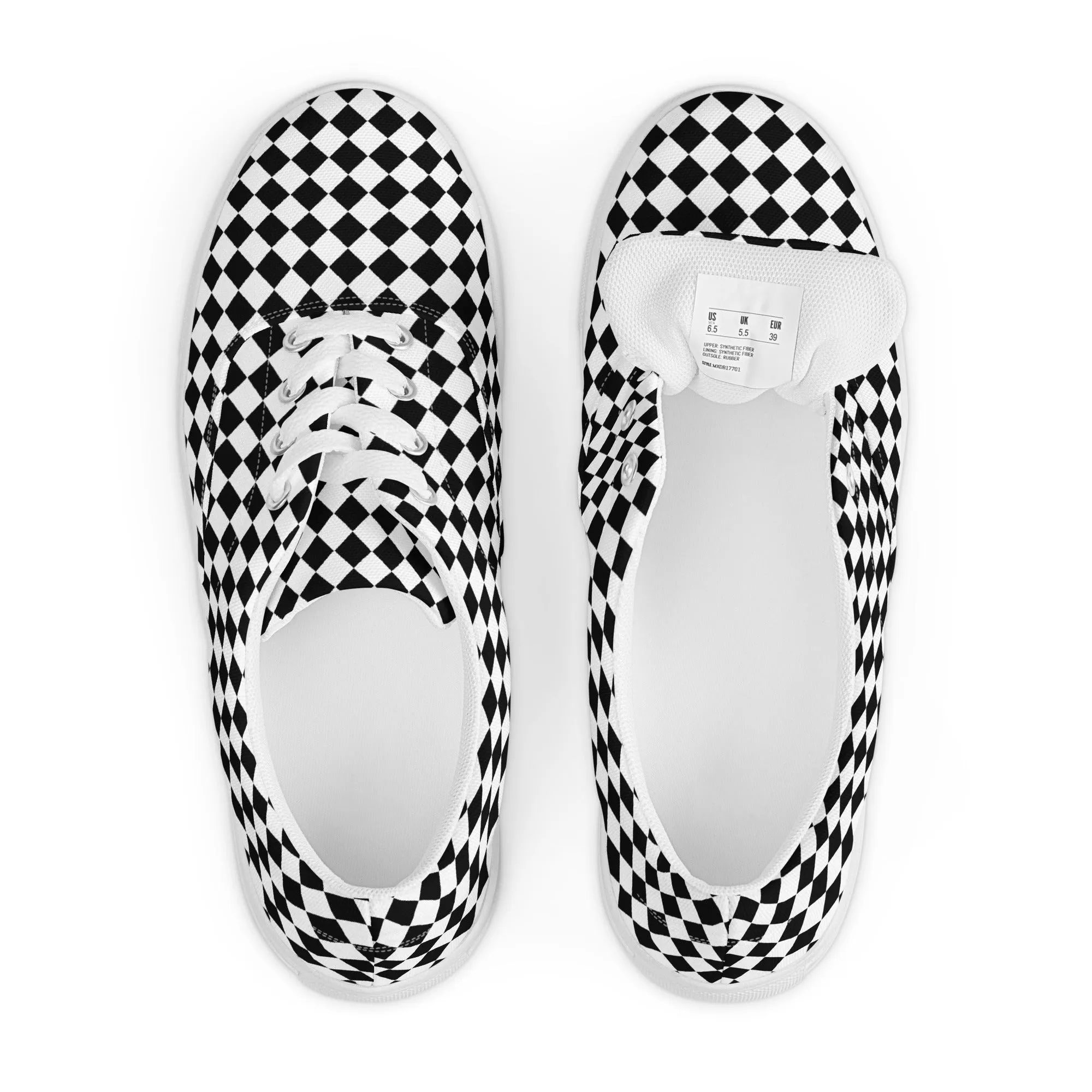 Men’s lace-up canvas shoes