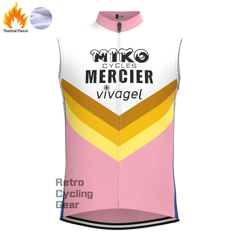 MIKO Pink Fleece Retro Cycling Kits