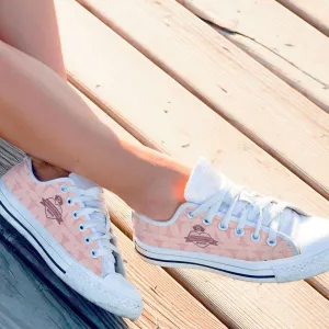 Mississippi Nurse Classic Canvas Tennis Shoes Pink