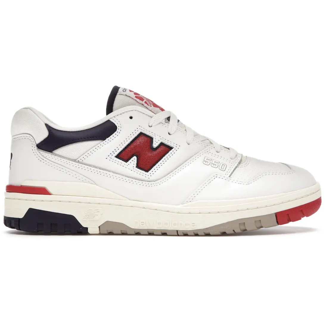 New Balance 550 Aime Leon Dore White Navy Red